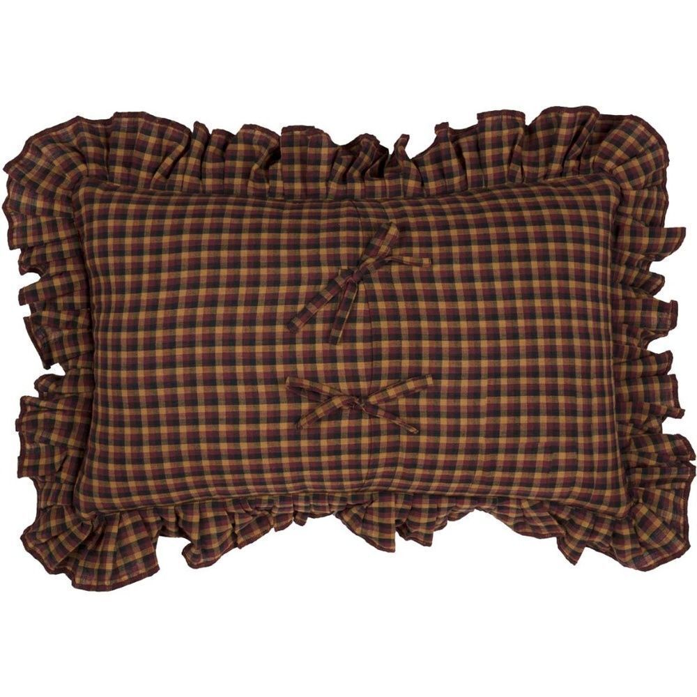 Primitive Star Large Ruffled Throw Pillow - Picture 3 of 3